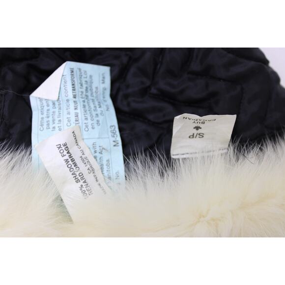 Mitchie's Matchings HAT Fur & Leather Shadow FOX Winter Trapper Canada Vintage - Picture 9 of 14